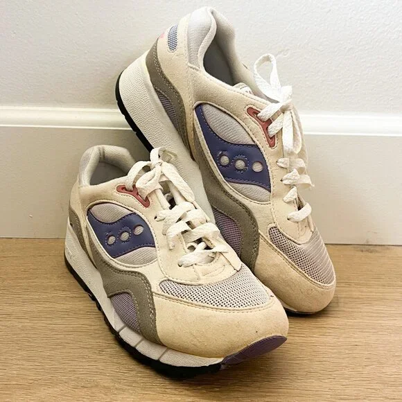 Saucony Shoes Saucony Retro Deadstock Shadow 600 Purple Beige
